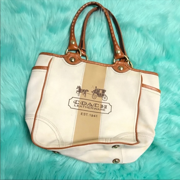 purse with horse logo
